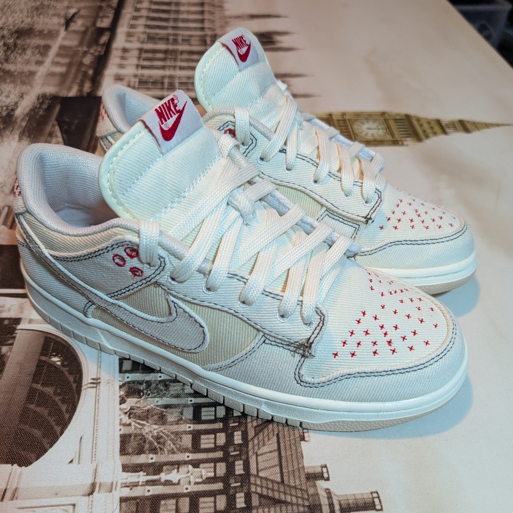 Nike Dunk Low Sashiko "Light Orewood Brown"(2020) #DV0834-100 Men Size 8 No Box